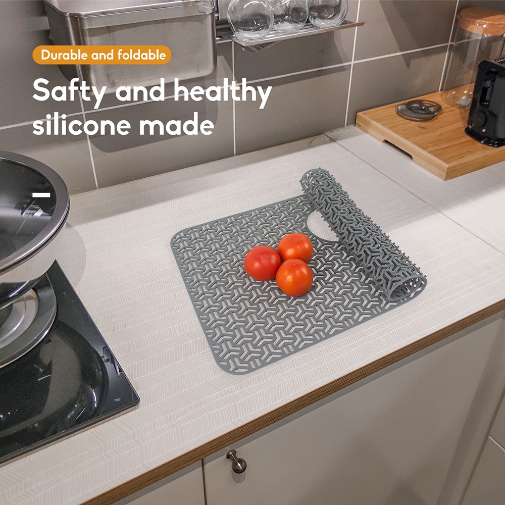 custom silicone sink mats