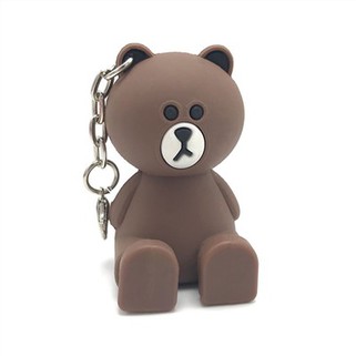 3D Bear Animal Blød Pvc figur