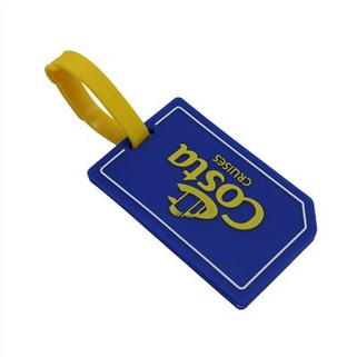 3D brugerdefineret logo blødt PVC-bagagemærke