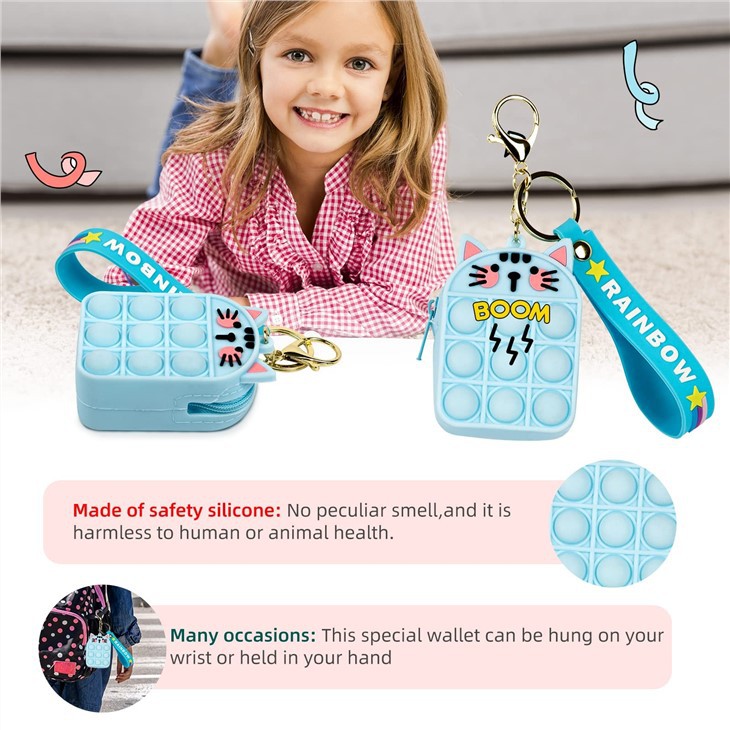 Silicone Coin Purse Keychain